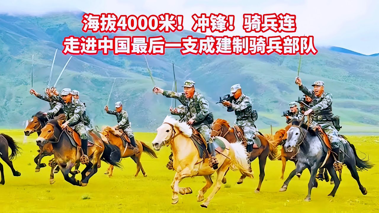 骑兵连，冲锋！首次全程公开，亮剑海拔4000米高原，直击解放军最后一支成建制骑兵部队训练！走进最真实的中国骑兵部队/Chinese/PLA/Cavalry