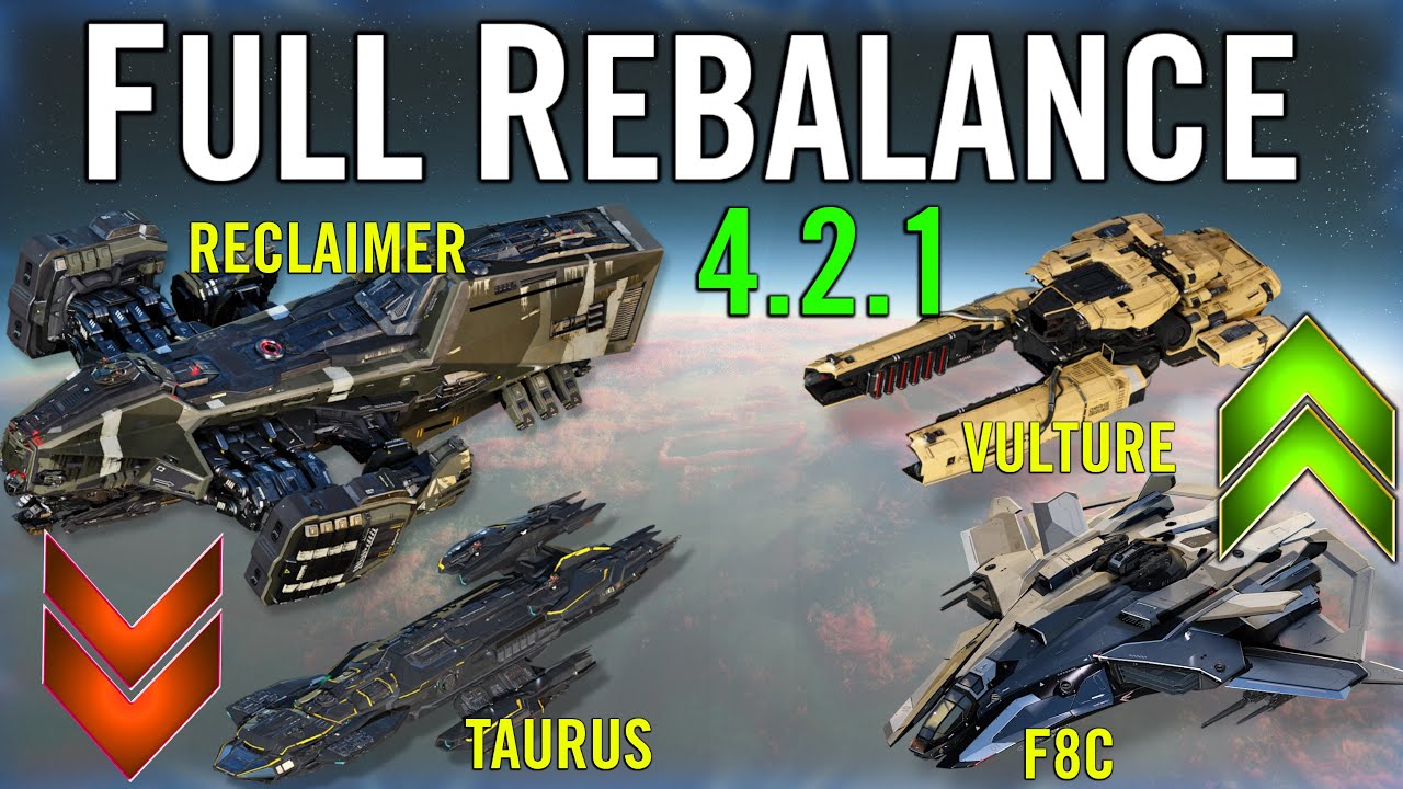 Star Citizen MASSIVE New Ship Rebalance 4.2.1 Summary - PTU
