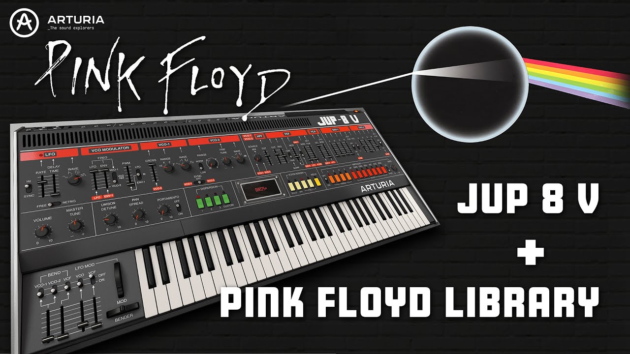 Making Music with Arturia Roland JUP8 + Pink Floyd Tribute Library #jfvmusik