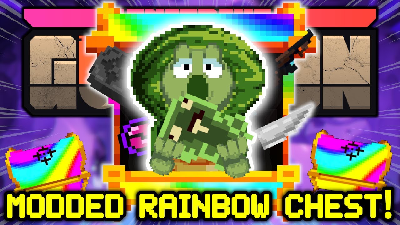 I Got RAINBOW CHEST and CLONE In Modded Enter the Gungeon!