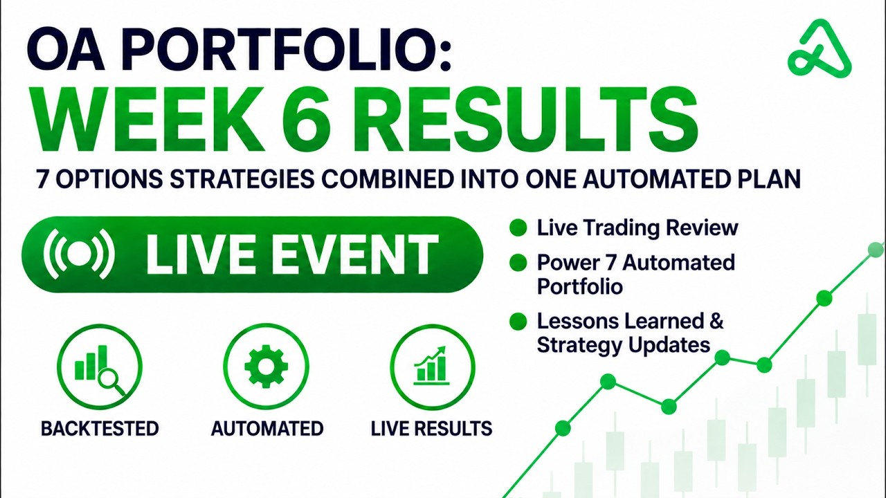 Automated Options Portfolio - Week 6 Results & Updates