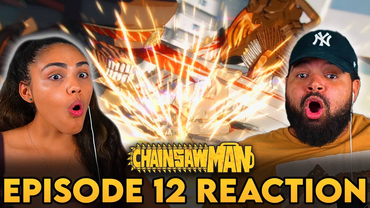KATANA VS CHAINSAW | Chainsaw Man Ep 12 and Ending Song 12 REACTION