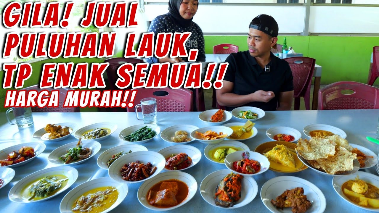 NEMU WARUNG MAKAN DI KAMPUNG YANG JUAL PULUHAN LAUK!!