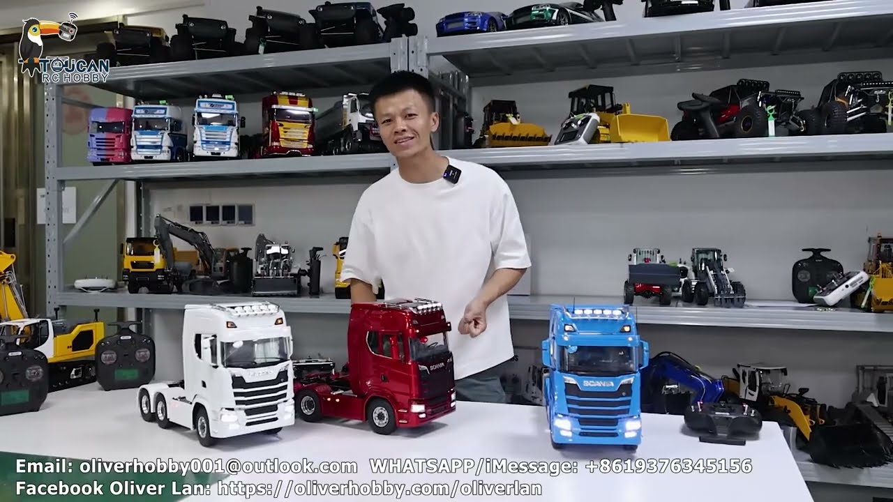 Unbox MD 6X6 770s metal chassis tractor truck, 3 speed, light & sound & diff lock