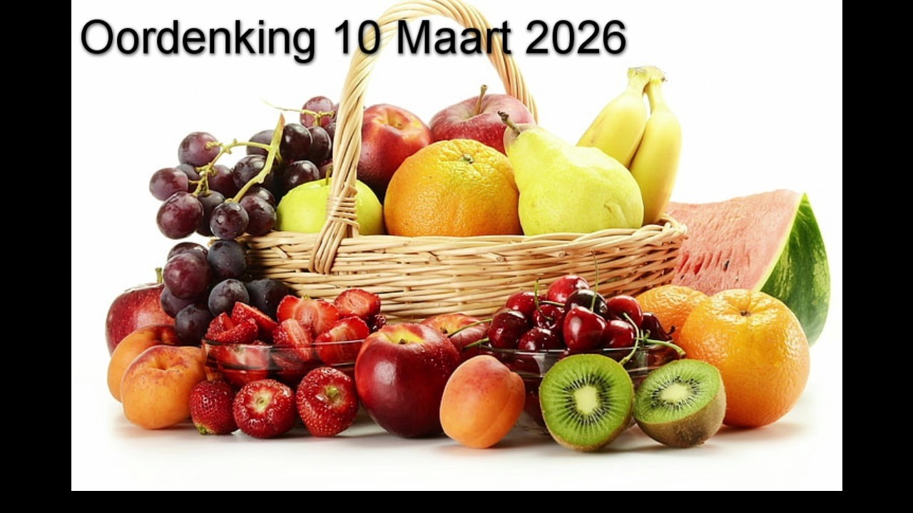 Oordenking 10 Maart 2026