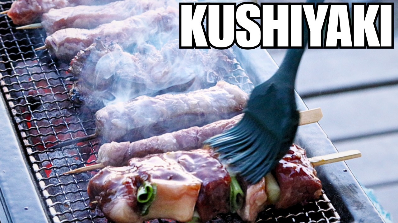 Beef Kushiyaki 3 Ways | Wagyu, Skirt Steak, and Short Rib Yakitori Style
