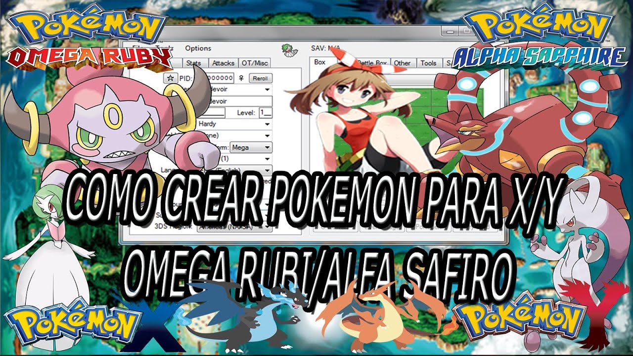 NUEVO! 2016 COMO CREAR POKEMON Y PASARLOS A POKÉMON X/Y/OMEGA RUBI/ALFA SAFIRO Y CÓMO USAR POKEGEN!!