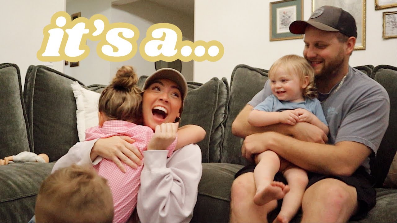 Official Gender Reveal of Our 4th Baby 💕💙 + Telling  Family 