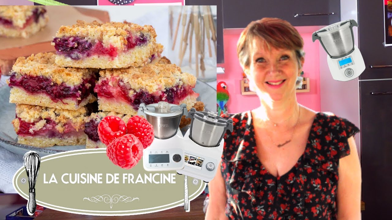 GATEAU AUX FRAMBOISES FACON CRUMBLE AVEC LE COMPACT COOK PLATINUM, PRO OU ELITE