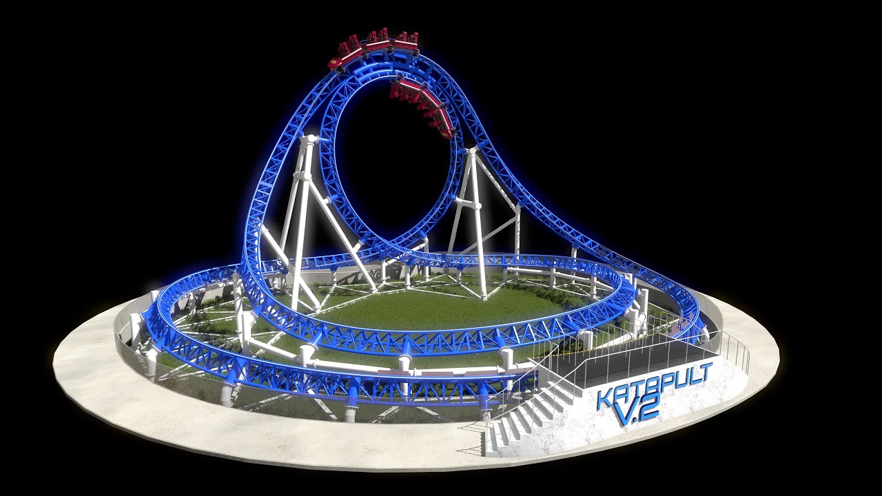 Katapult V2 | NoLimits 2 | Intamin Shuttle Coaster | 4K
