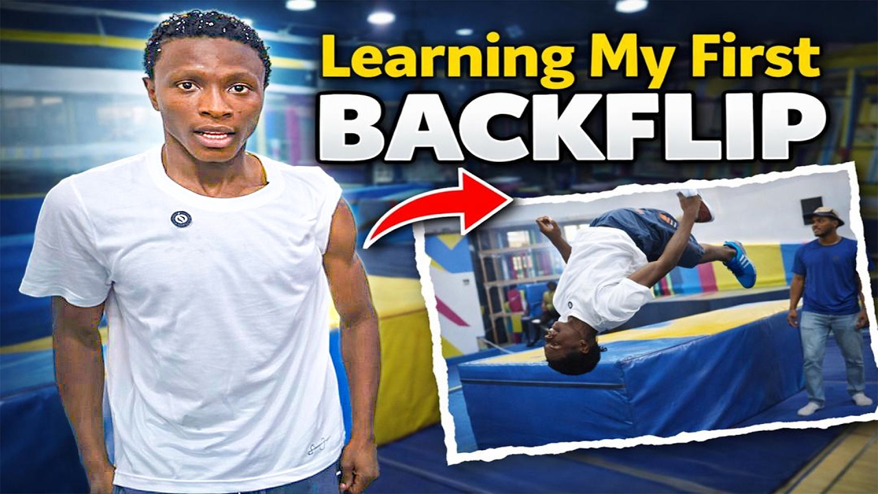 Ojo Learns How To Backflip For The First Time..