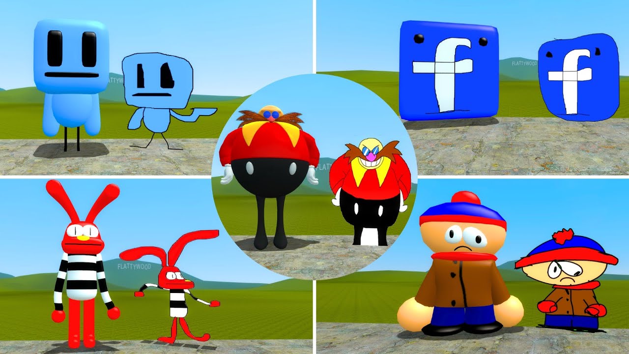 NEW 3D SANIC CLONES MEMES NEXTBOT v9 Vs 2D MEMES PART 1 ( Garry's Mod  )