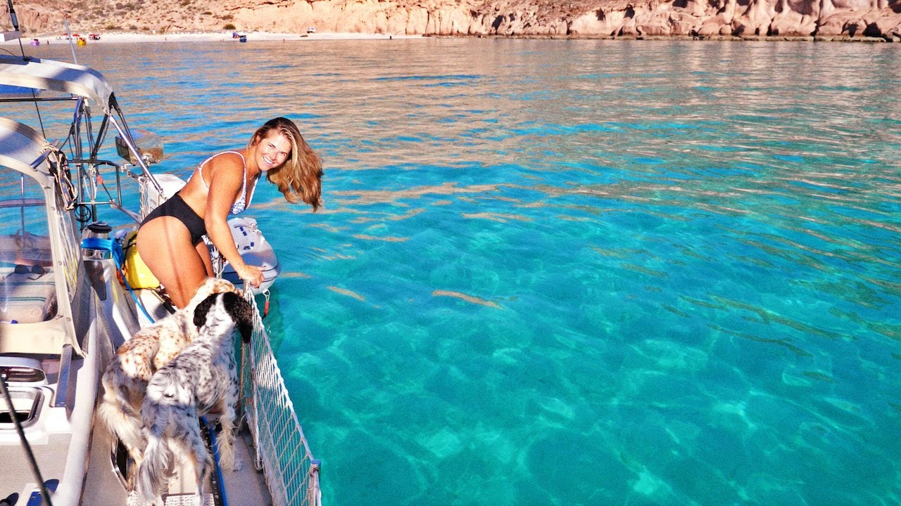 This is Our BACKYARD: A Private Turquoise Anchorage in Baja [Making Our Way Ep 56]