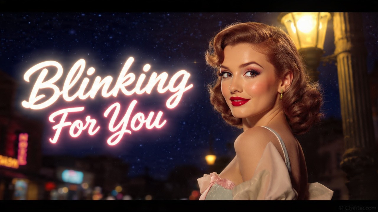 Blinking For You | Retro Inspired, Post-1950s Romance