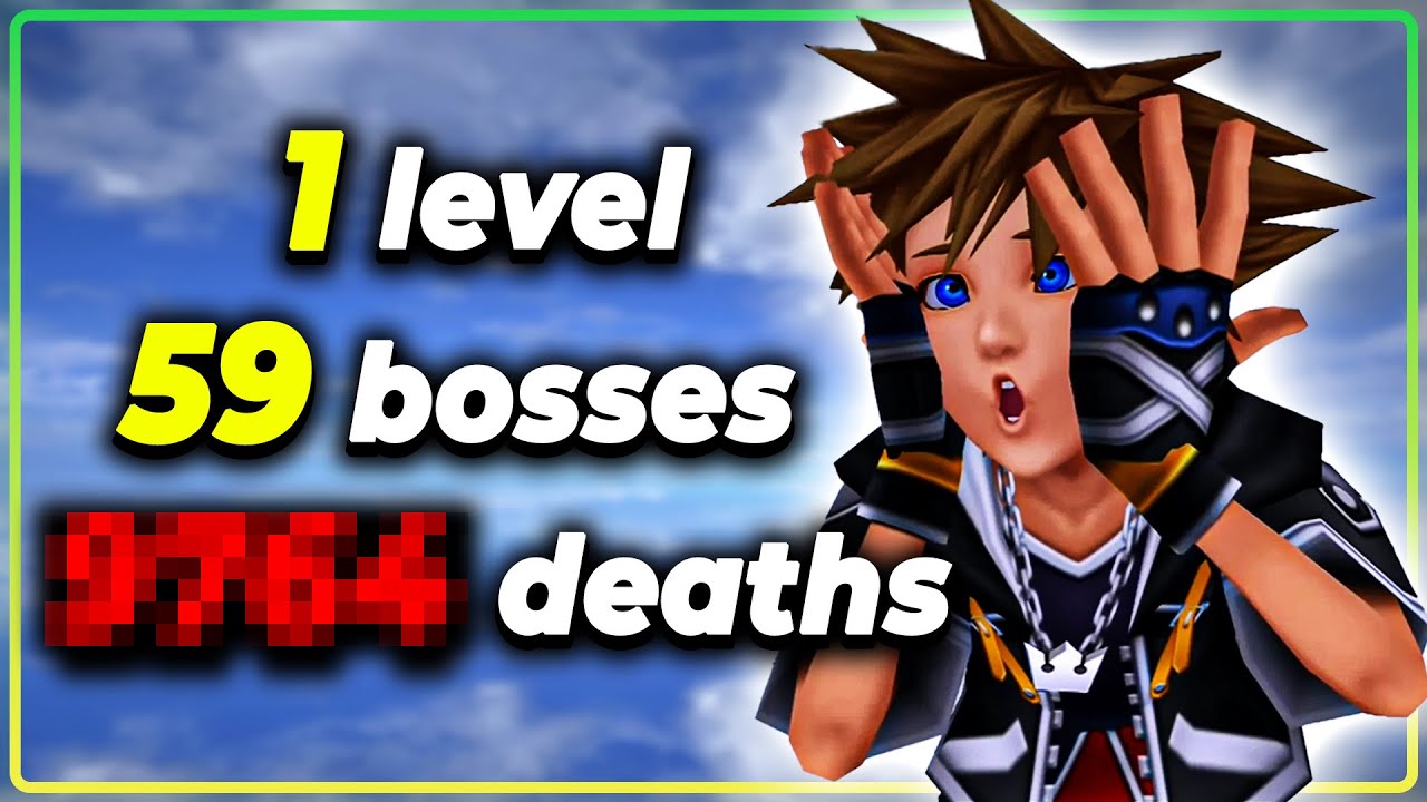 I Beat Kingdom Hearts 2 at Level 1... it wasn't fun - Reptilian Pineapple