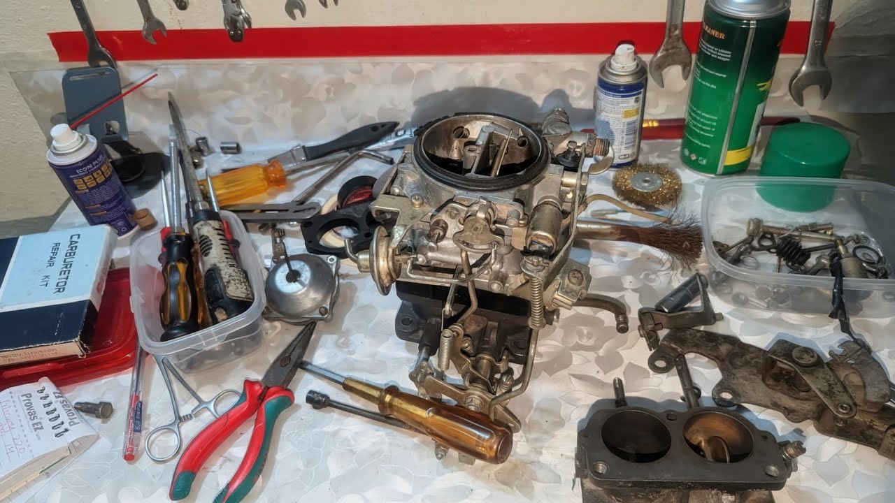 FJ40 2F Carburetor Disassembly, Cleaning & Rebuild Practice