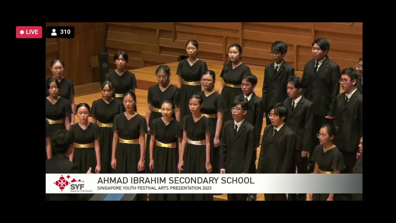 [SYF 2023] AHMAD IBRAHIM SECONDARY CHOIR - IL BIANCO E DOLCE CIGNO, PURE IMAGINATION