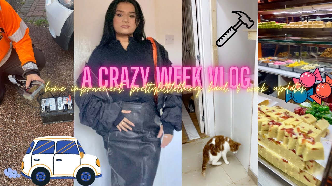 A Crazy Week With Me VLOG | Kitchen Pantry Construction, PrettyLittleThing Try On Haul, Family Time