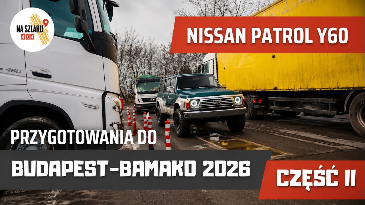 Nissan Patrol Y60 - modyfikacje na rajd Budapest-Bamako 2026 cz. II | Zawieszenie, serwis olejowy
