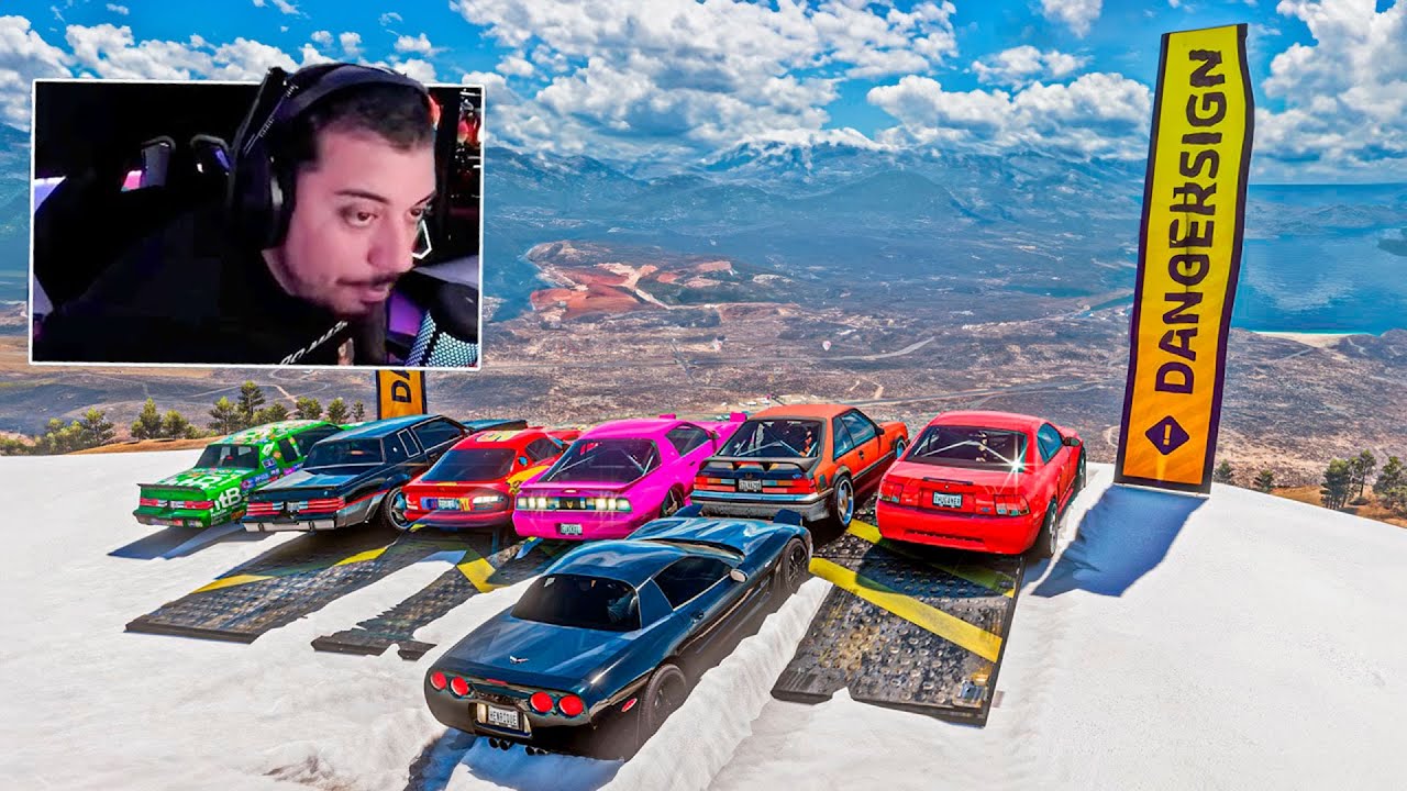 LADEIRA DA MORTE SEM FREIO COM FREIO DE MÃO - FORZA HORIZON 5