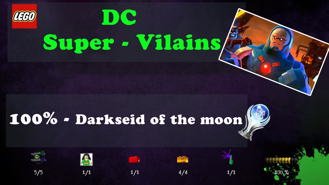 Lego DC Super-Vilains - 100% Darkseid of the moon