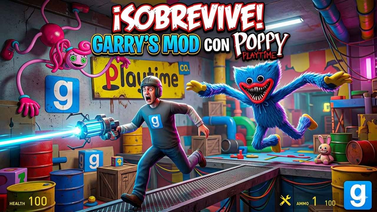 Jugando Garry mod con grupo de amigos