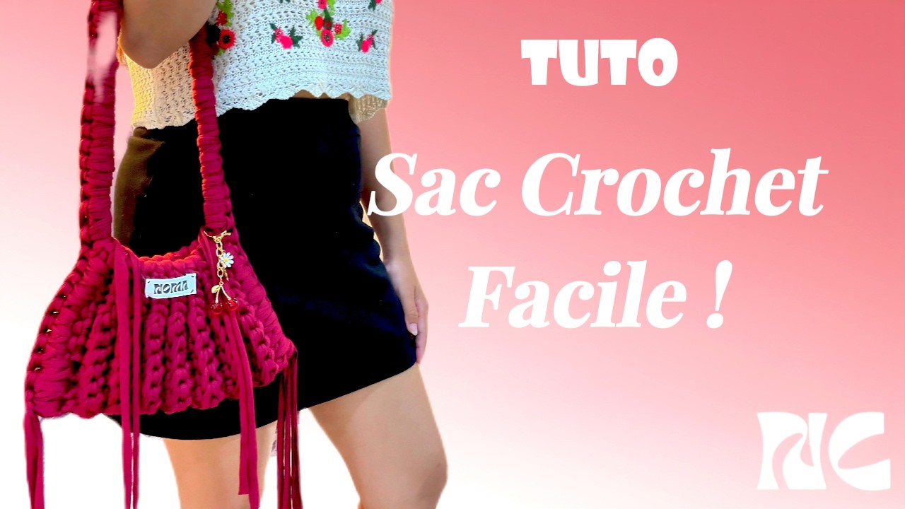 Tutoriel Sac Tendance au Crochet [Special Debutant]