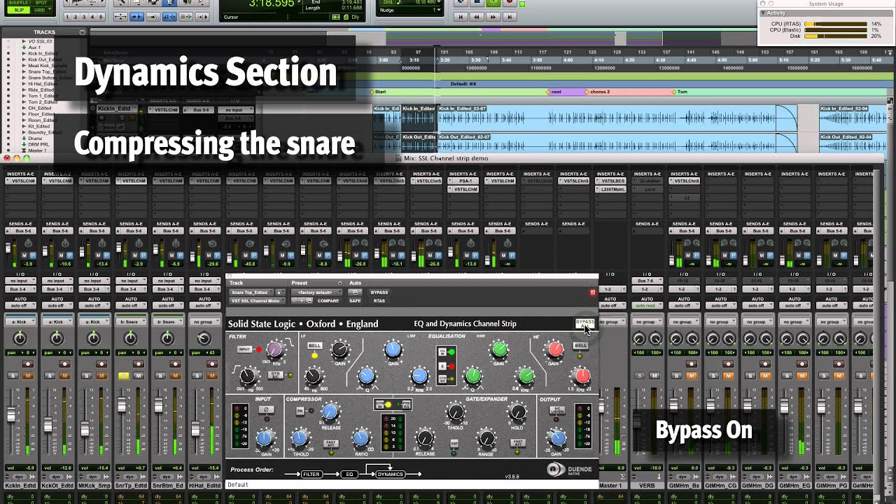 EQ & Dynamics Channel Plug-in - SSL Duende Native