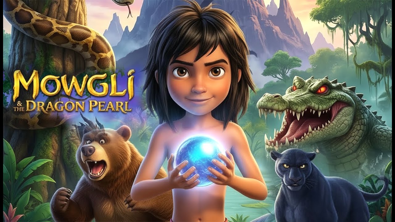 Mowgli's New Adventure: The Secret of Dragon Island! 🐉💎 #Mowgli #DragonIsland