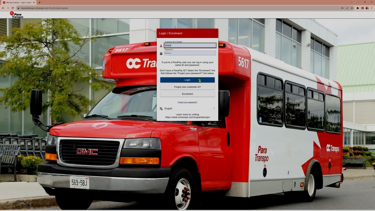 My Para Transpo Lesson #1 – Login and Profile Management