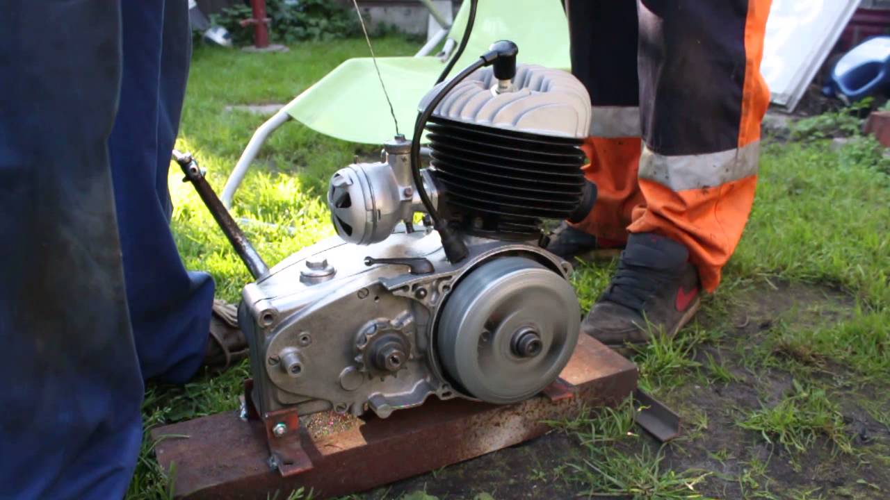 Sachs 150cc first start after repire.
