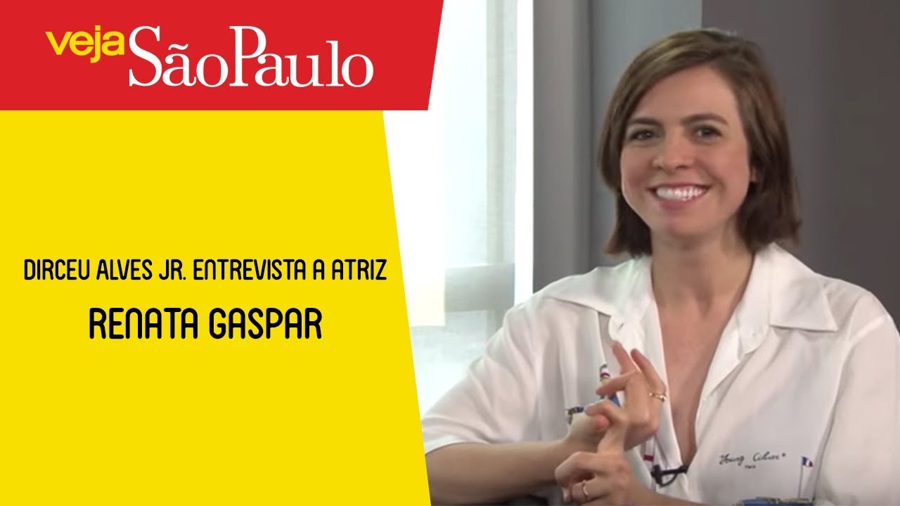 Dirceu Alves Jr. entrevista a atriz Renata Gaspar