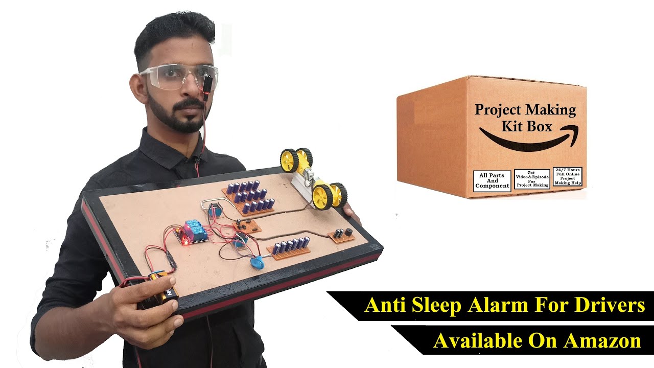 Inspire Award Project | How to Make Anti Sleep Alarm for Drivers | Eye Blink Sensor Project Idea