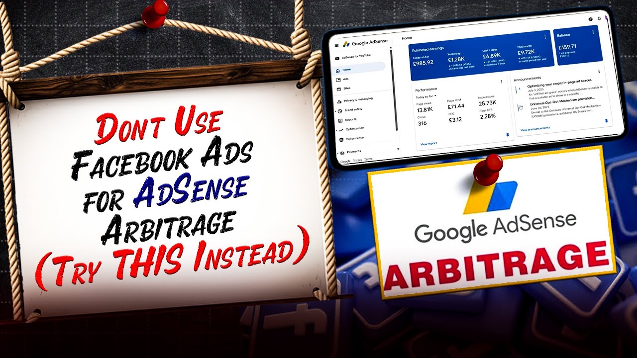 Don&rsquo;t Use Facebook Ads for AdSense Arbitrage (Try THIS Instead)