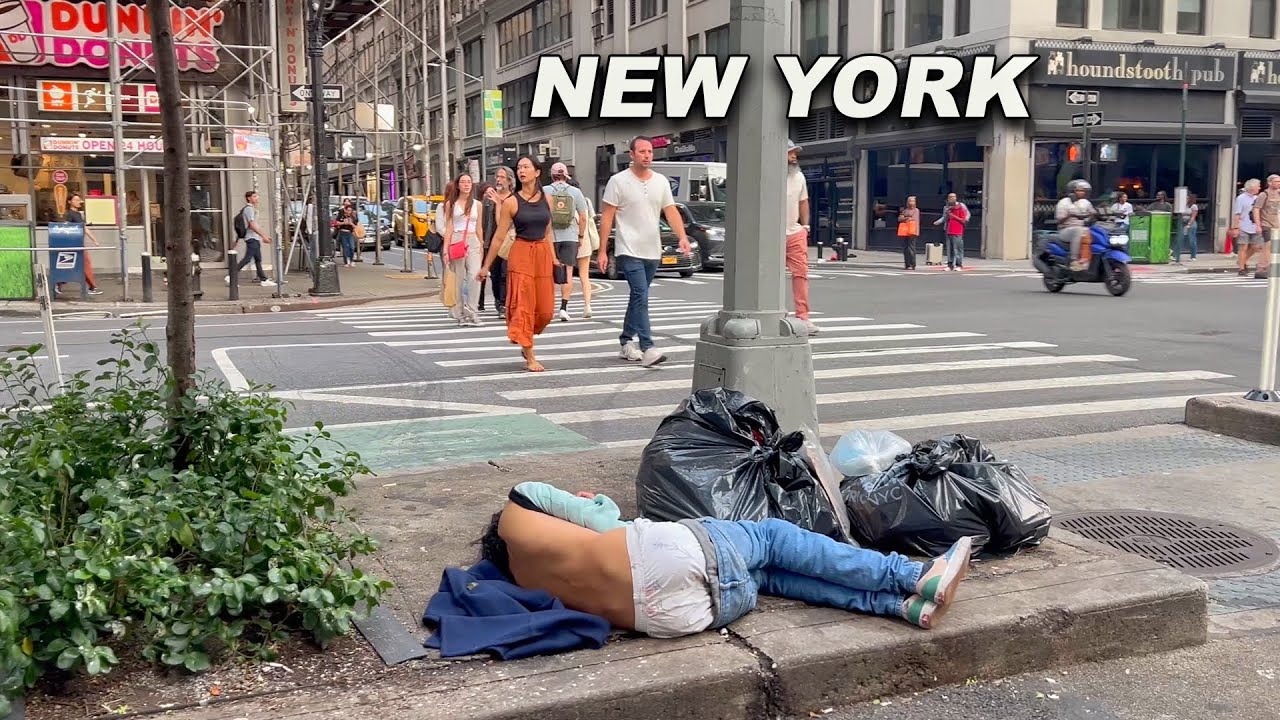 NYC Uncut Raw Footage of 8th Avenue NYC's Roughest Avenue 