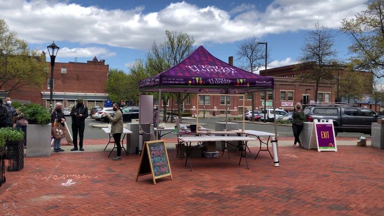 Opening bell at Tuesday Market- Opening Day 2020