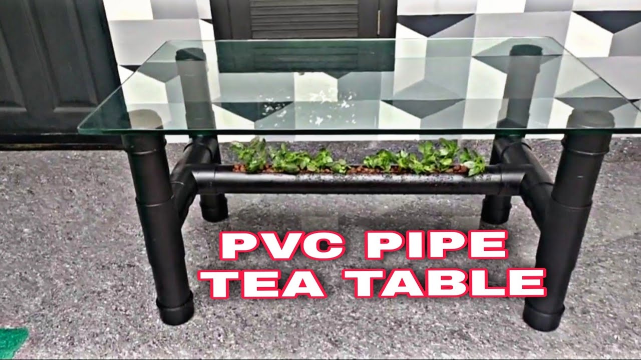 pvc pipe tea table