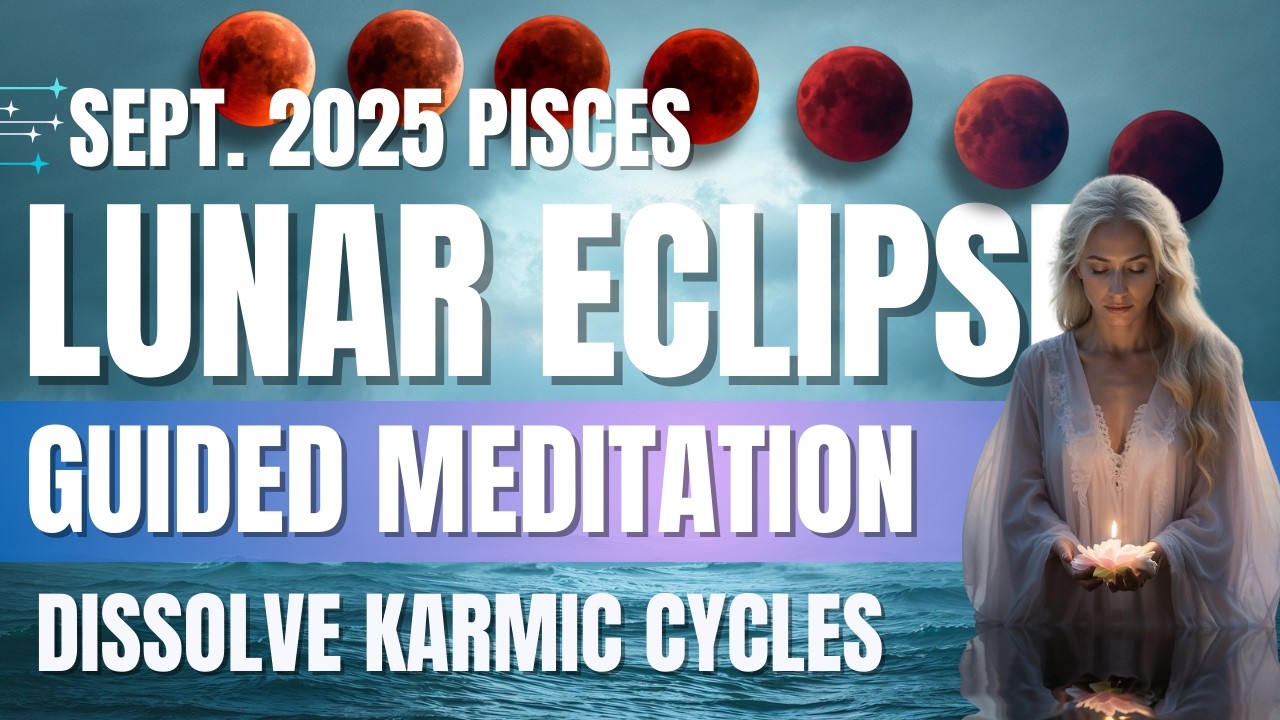September 2025 Total Lunar Eclipse in Pisces | Blood Full Moon Guided Meditation for Karmic Release