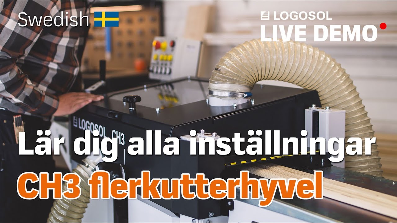 LOGOSOL | LIVE DEMO: CH3 Lär dig alla inställningar
