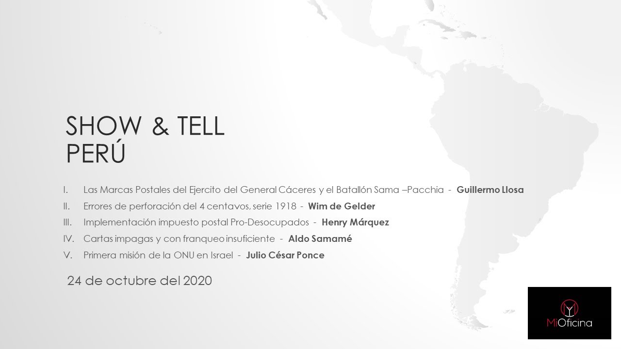 Show & Tell - Perú