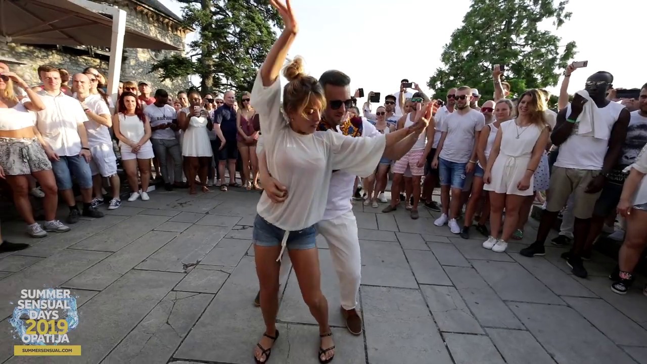 Korke & Judith dancing bachata sensual during Summer Sensual Days Opatija 2019
