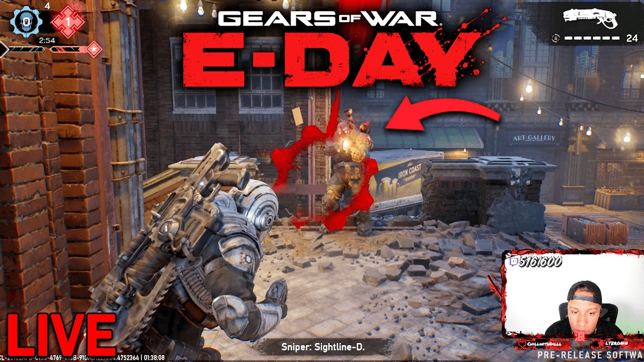 Gears of War E-Day 🔴LIVE🔴 #1 Player NEW HALLOWEEN UPDATE! | BEST MOVEMENT | 100 WINSTREAK