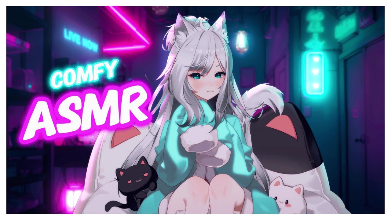/ᐠoωoᐟ/ [3DIO ASMR] comfy catgirl~ 💜 ear cupping, kissies & earlicking  06.01.2026