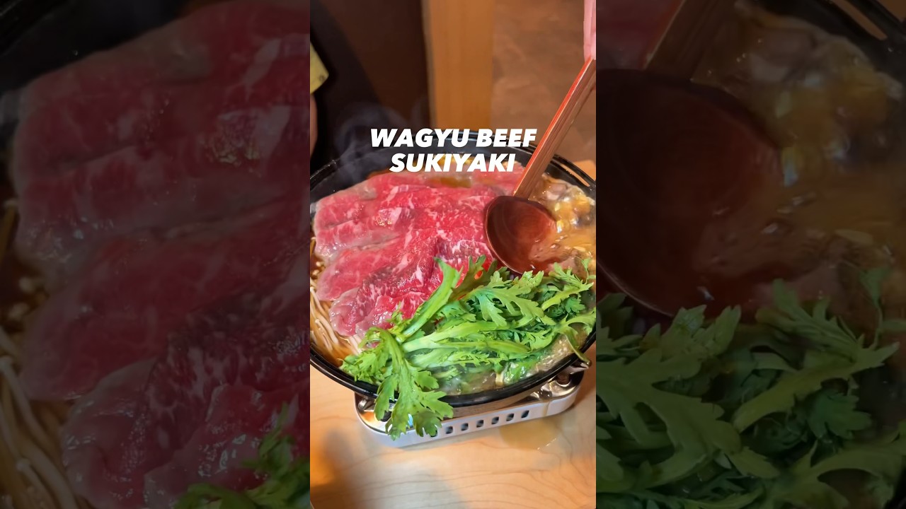 Wagyu Beef Sukiyaki at Syu Japanese Cuisine Richmond BC #yvr #yvrfoodie #yvreats #richmondbc