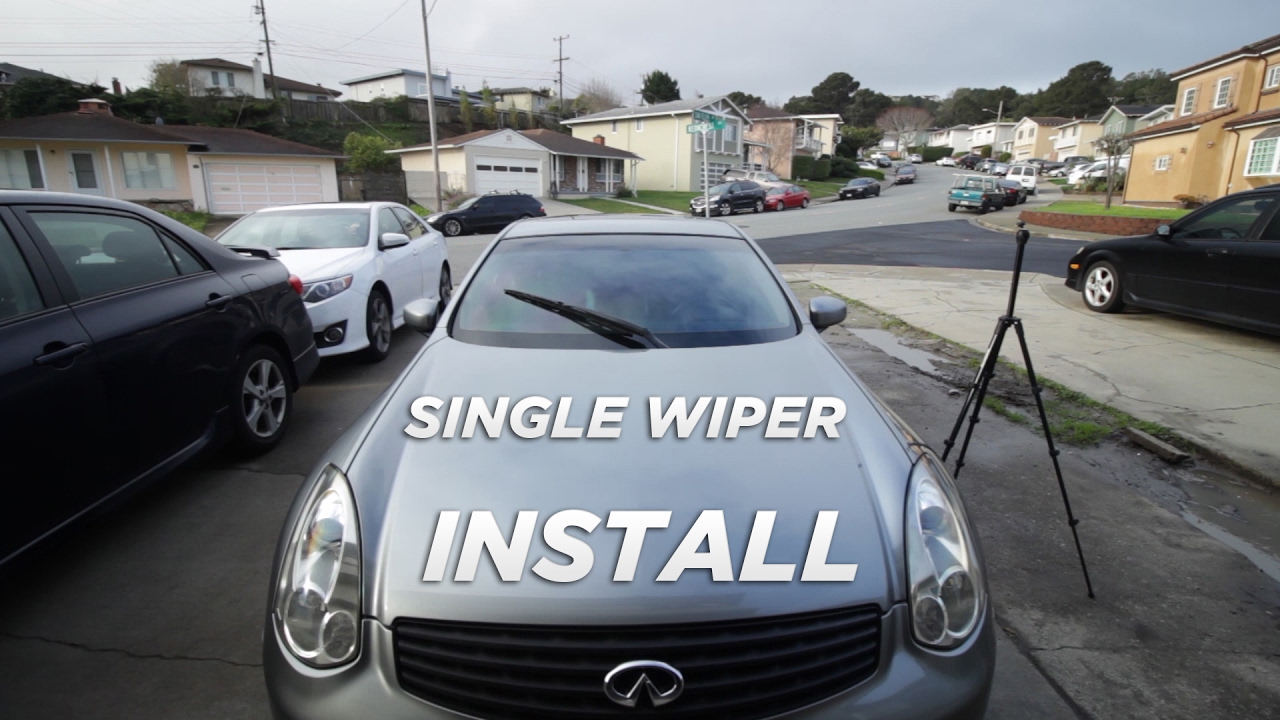 FREE and EASY mod for your car! (Single windshield wiper)
