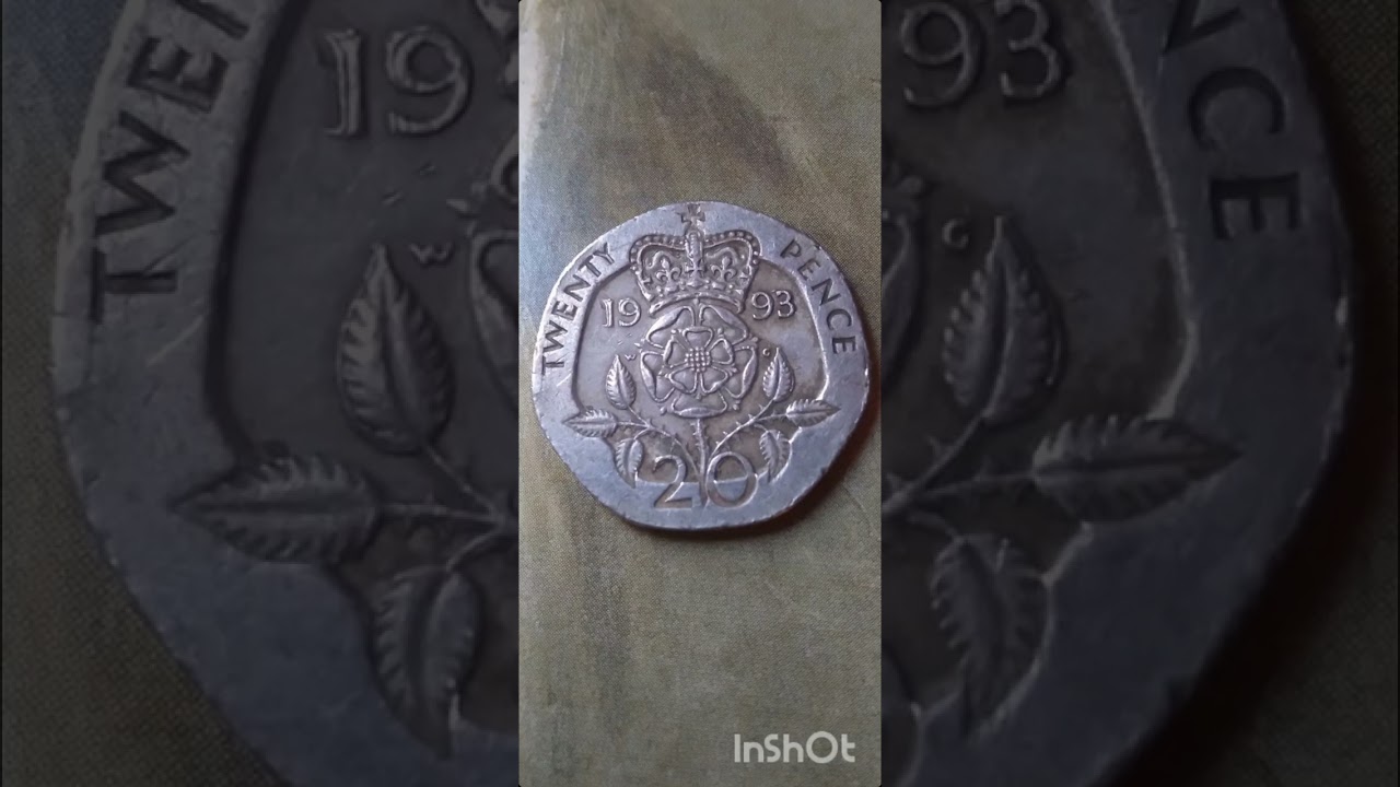 erreur in 20 pence Elizabeth II 1993
