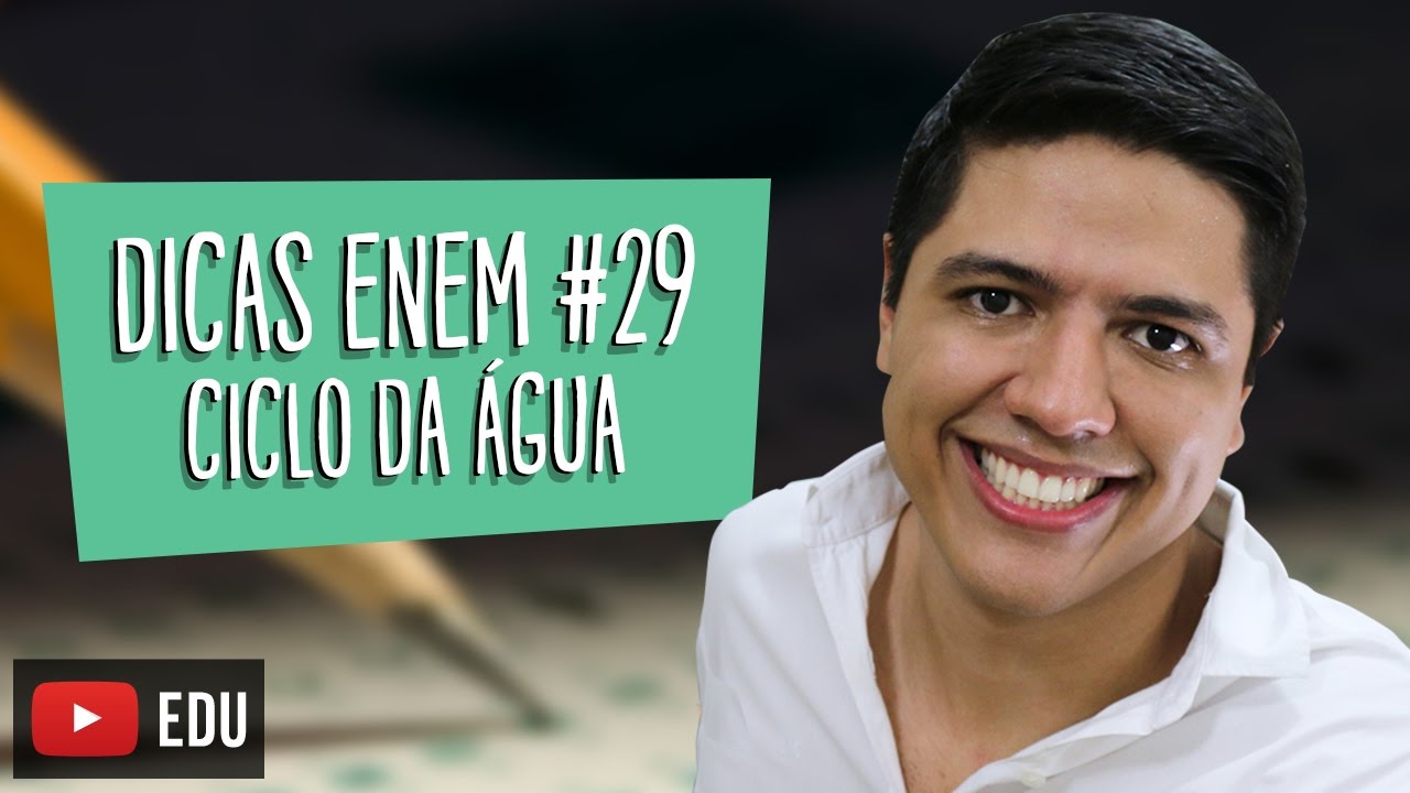 CICLO DA ÁGUA -  DICA ENEM BIOLOGIA #29 - Prof. Kennedy Ramos