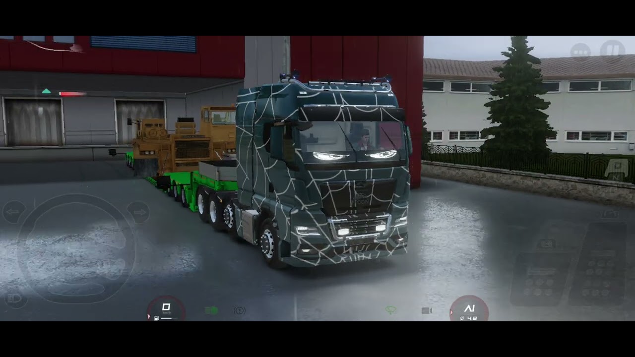 Truckers of Europe 3, minha maior viagem percorrida,por errar rota 👌😉