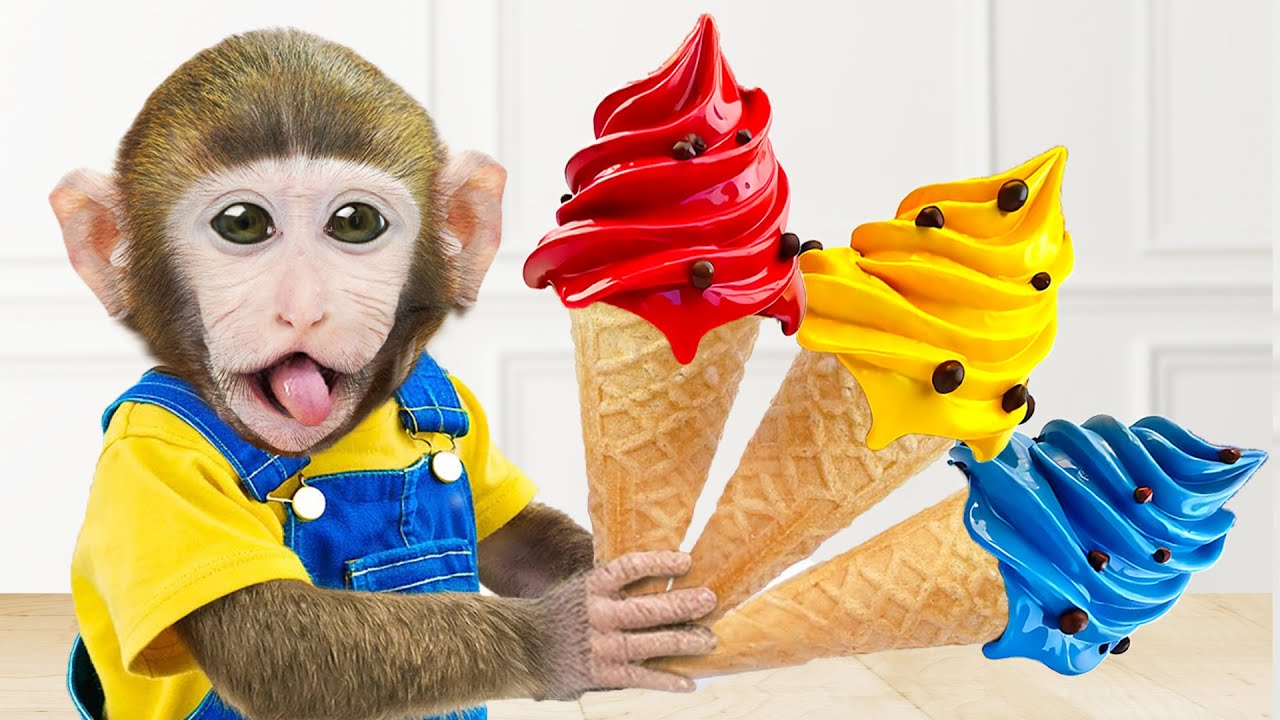 Monyet Dodo jual es krim keliling tapi dagangannya dicuri beruang nakal