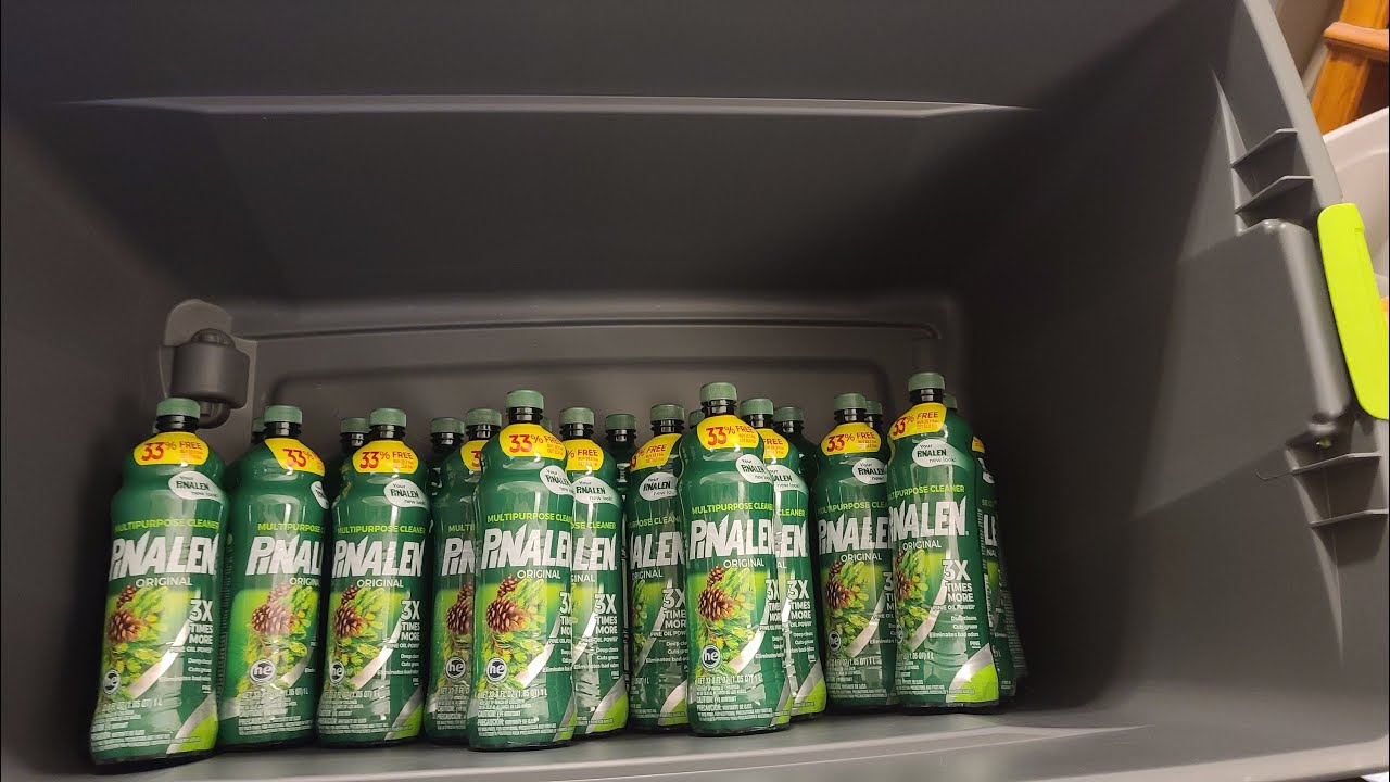 20 Bottles Pinalen 3X Pine 5 gallons 20 ounces / New 45 Gallon Bucket / 45 Gallons SUDS / RELAX